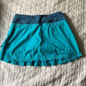 Blue Ivivva Set the Pace Skirt